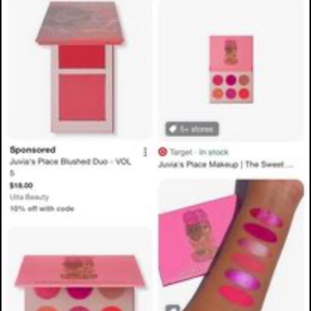 The Pinks Eyeshadow w/ random Hard Candy Liner